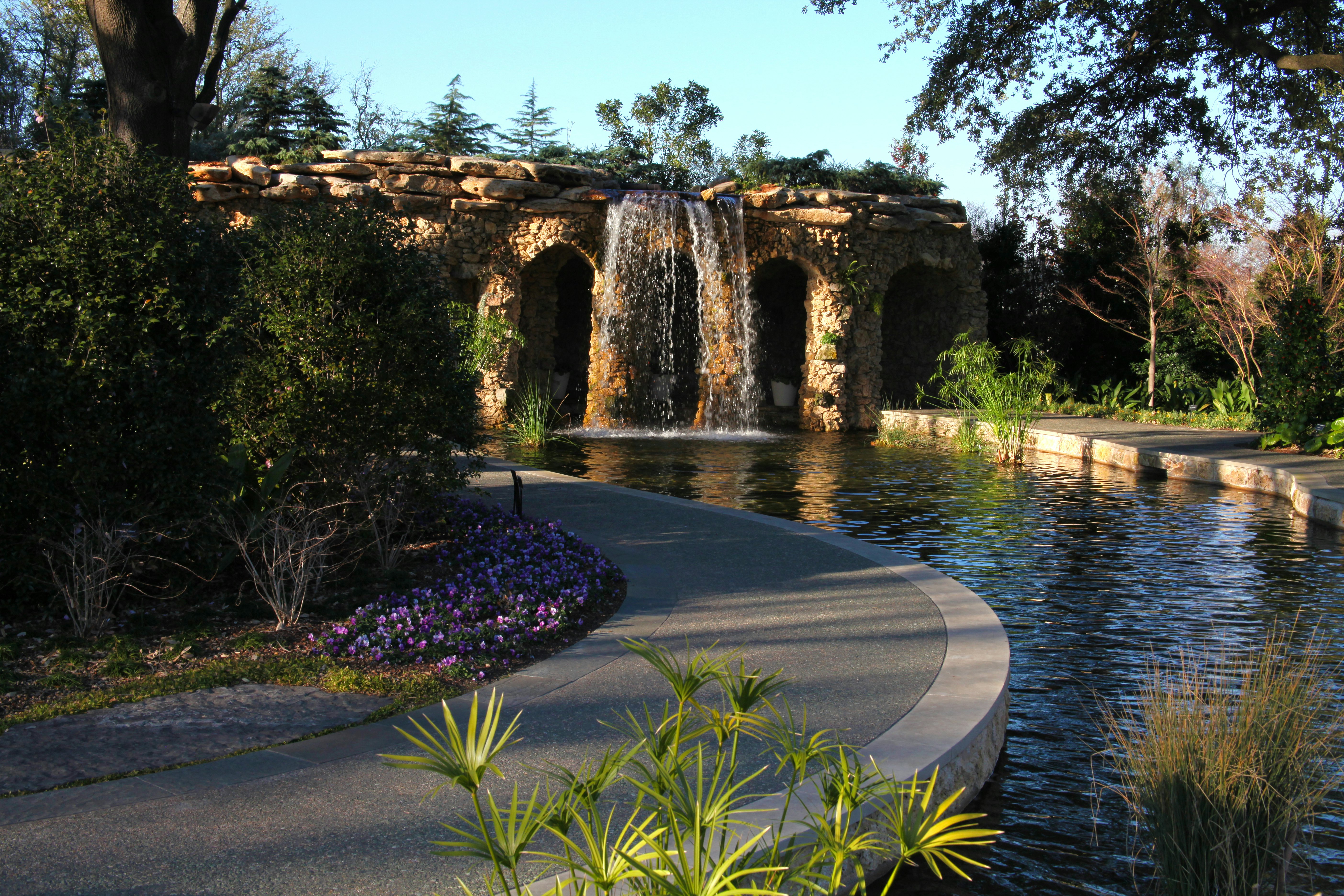 Waterways in the Lay Family Garden