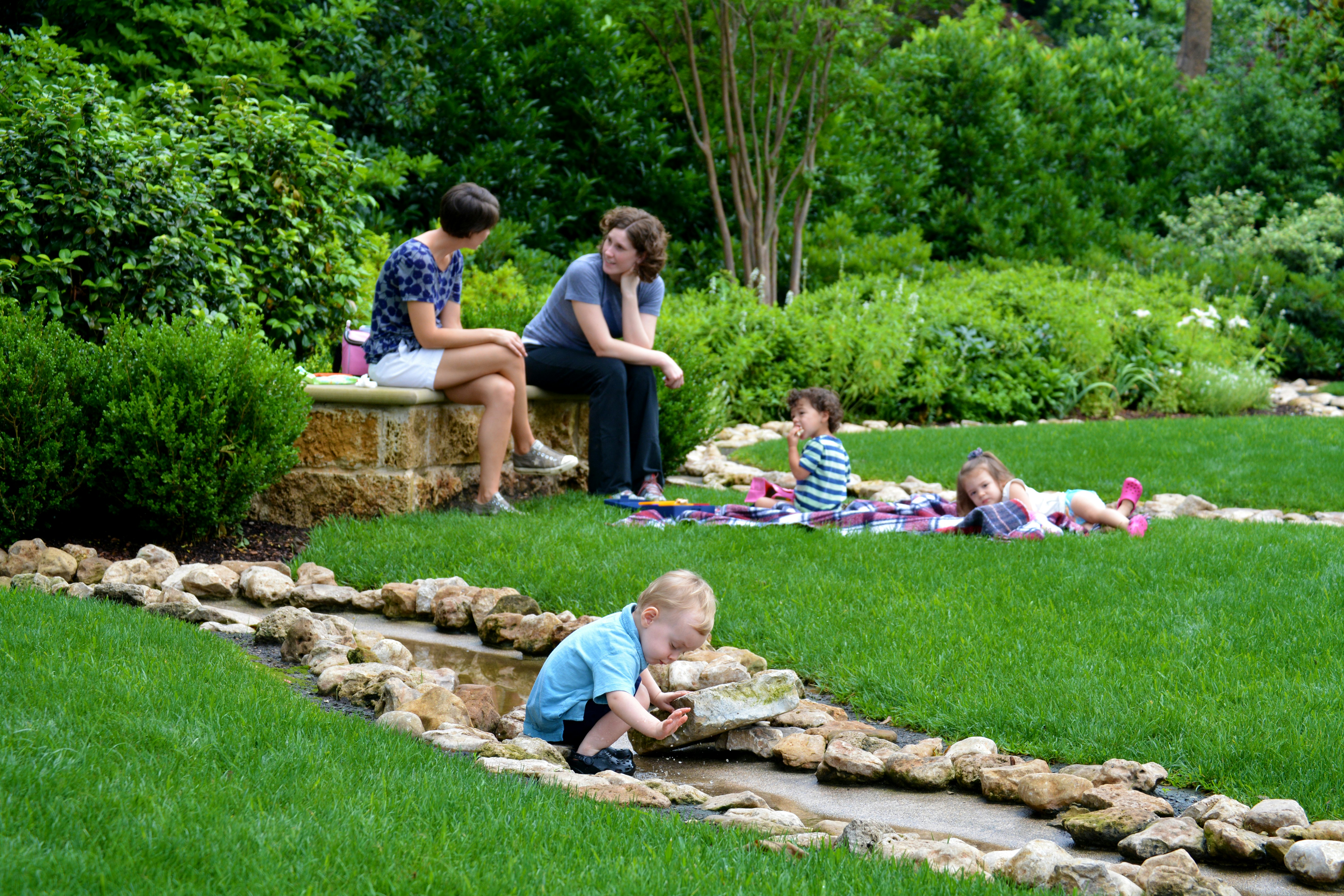 Play Day and Relaxation at the Magnolia Glade
